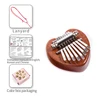 8-tone solid wood Kalimba/Heart