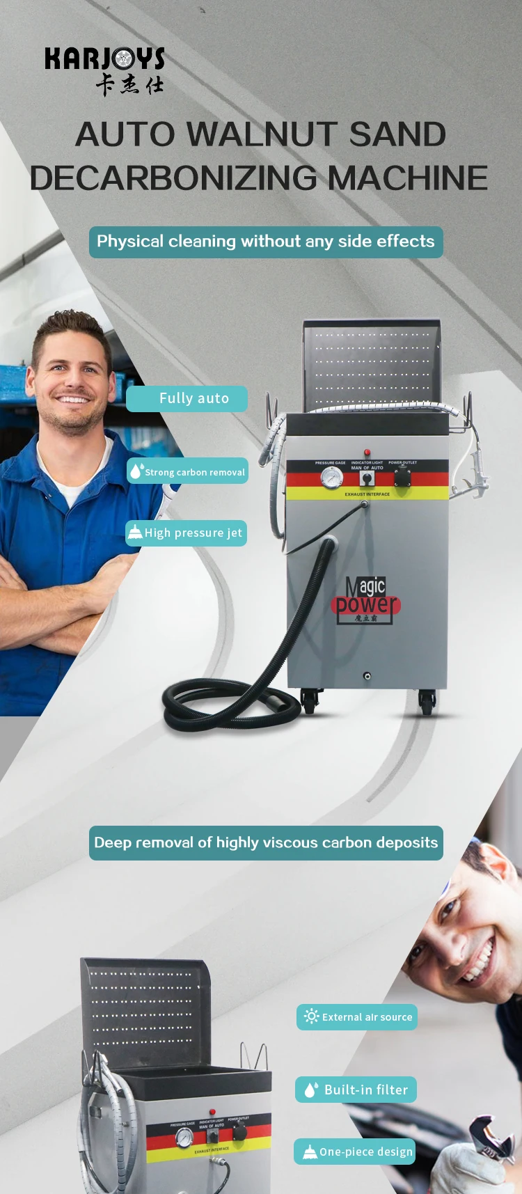 Hydrogen Engine Cleaning - Carbon Clean Machine Decarbonizer