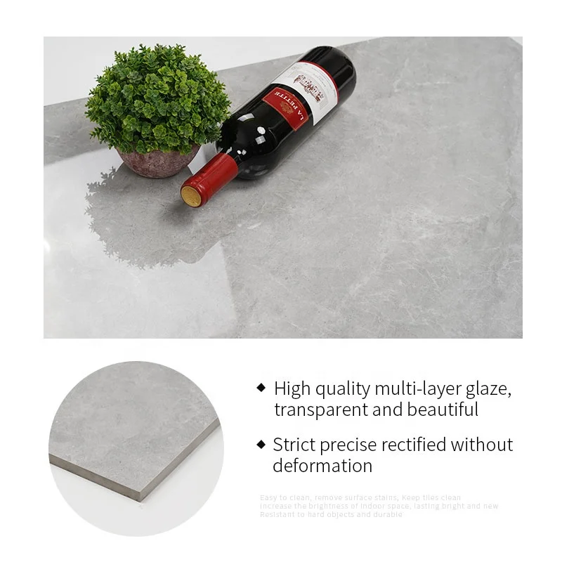 Ceramic Polished Marble Glossy Glazed Guangzhou Floor Tile for Modern House Bedroom