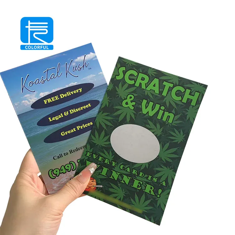 Free Design Personalized Custom Game Playing Naughty Scratch Card With Random Code