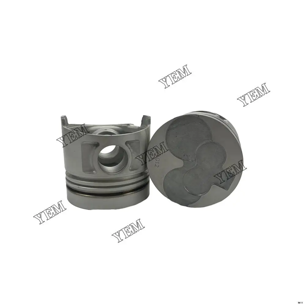 Engine Piston Kit With Pin CIR-CLIP Fit for Nissan TD25 Forklift Excavator Skid Steer Aftermarket Parts