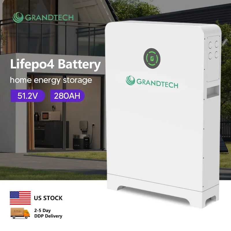 STOC SAM Ghréasán 300ah 280ah 15kwh Bms Batairea Ghréasán Iomlán Dhúblach 48v Powerwall Batairea Lítiam Ions Lifepo4 Stóráil Fuinnimh Baile