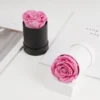 Rose en boîte ronde