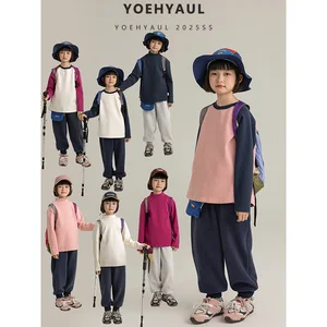 YOEHYAUL CD2012 4-14Y Winter Long Sleeved High Quality Girls Shirt Thick Warm Teenage Girls Toddler Shirt Custom Print
