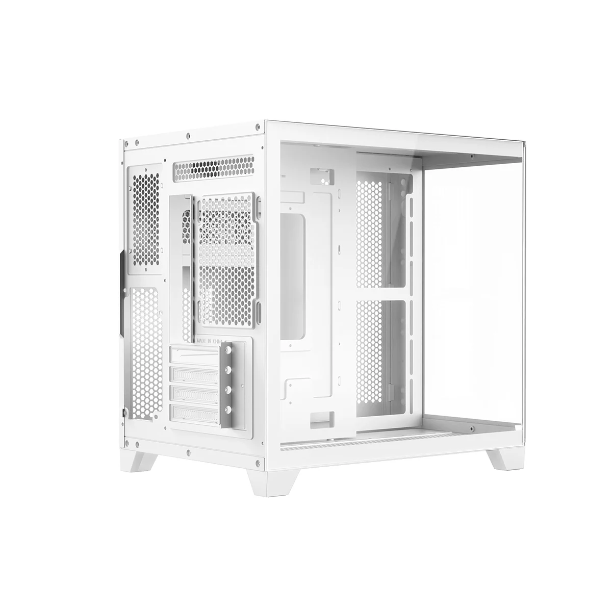 Ruix Fish Tank Dual Side Case PC Computadora Gaming Desktop PC Empty Case Micro ATX ITX USB3.0 SPCC PC Case
