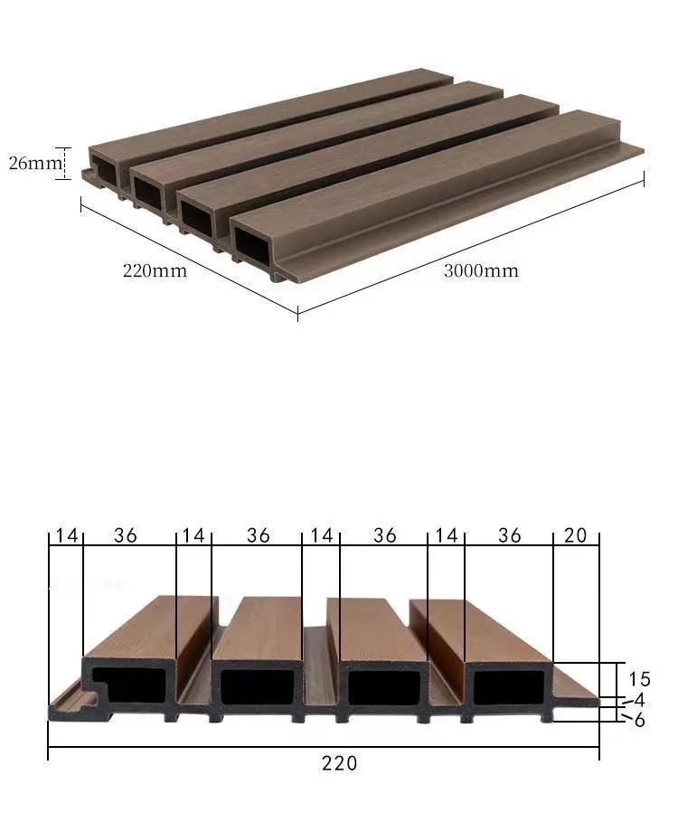 Modern Design Outdoor Wall Cladding WPC Waterproof Exterior Composite ...