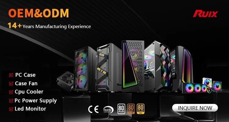 Ruix Custom Mini ITX PC Case Aluminum Alloy Mini PC Case HTPC Chassis ...