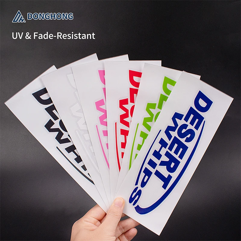 UV Resist Waterproof Weatherproof Amine Car Body Bumper Stickers Custom Logo Die Cut Vinyl Car Sticker and Window Car Decals