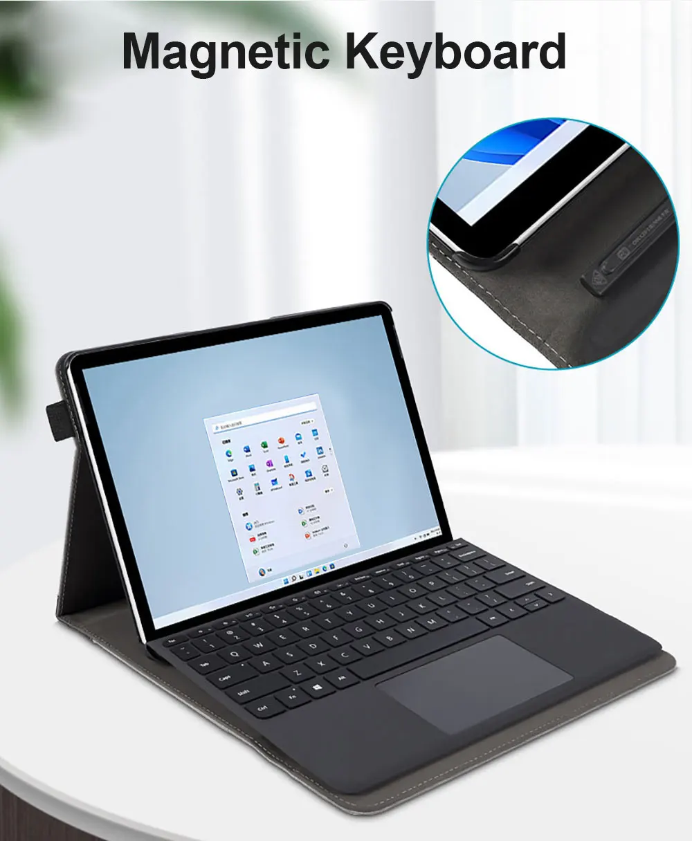 Business Tablet Cover For Microsoft Surface Pro 10 9 8 7 Luxury Case Protective Anti Fall Adjustable Holder Pbk209 Laudtec factory