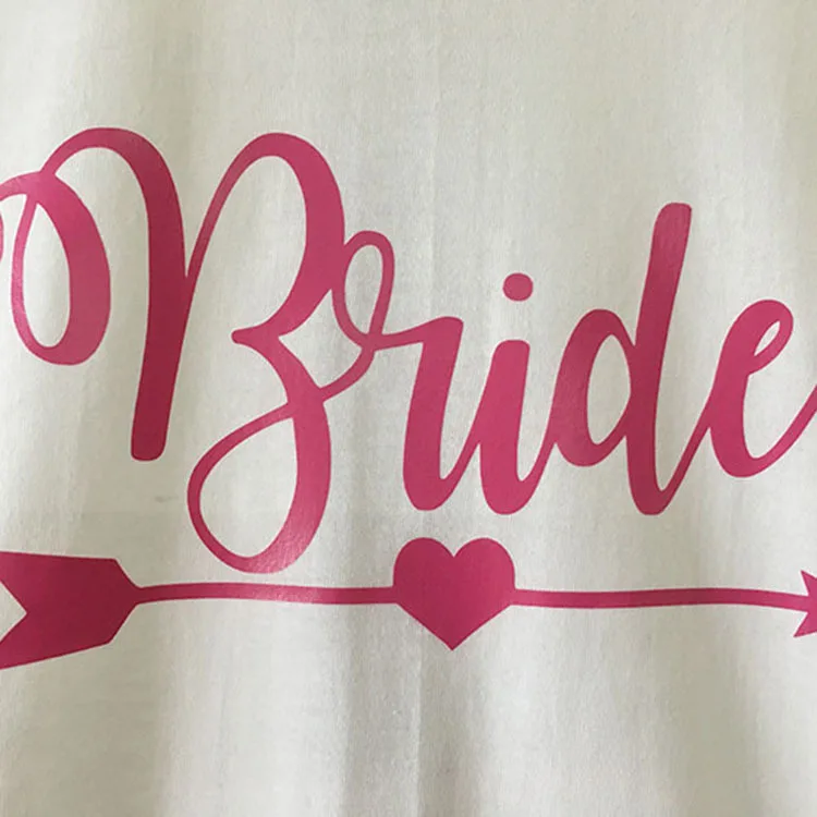 Рубашки для свадебной вечеринки и невесты-свадебные футболки для подружки невесты