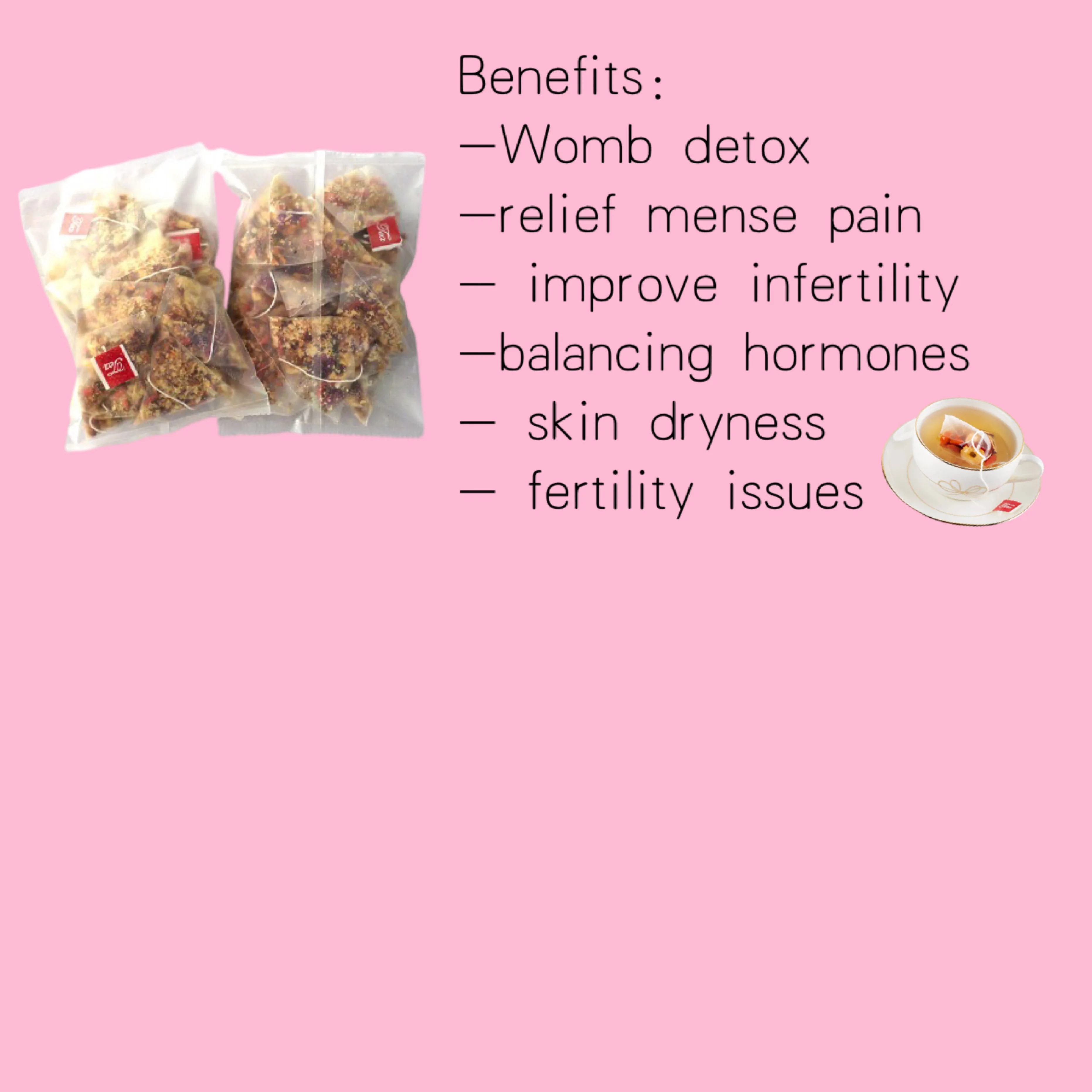 100 Natural Herb Yoni Products Private Label Cycle Menstrual Pain