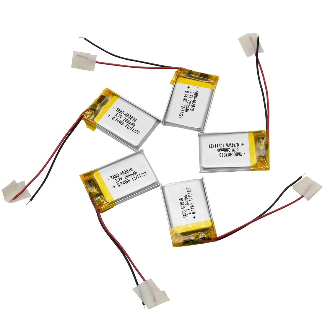 Плотностью большой емкости 402030 200 мА/ч, 3500 мА/ч, 4600 мА/ч, 5200 мА/ч, 10Ah 851723 встроенный 3,7 V 3 провода литий-полимерный аккумулятор