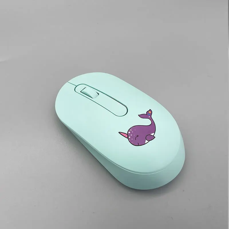 2024 New 2.4G Wireless Optical 3D Mouse Economical USB Interface Cute Home Office & PC Laptop Matebook MW-028X Companion
