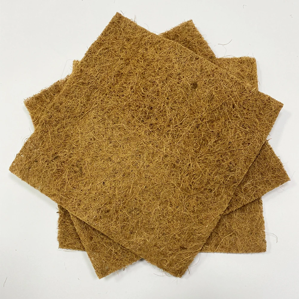 Coconut Coir Fiber Mulch Ring Tree Protector Mat for Disc Plant Cover Weed Control Mats