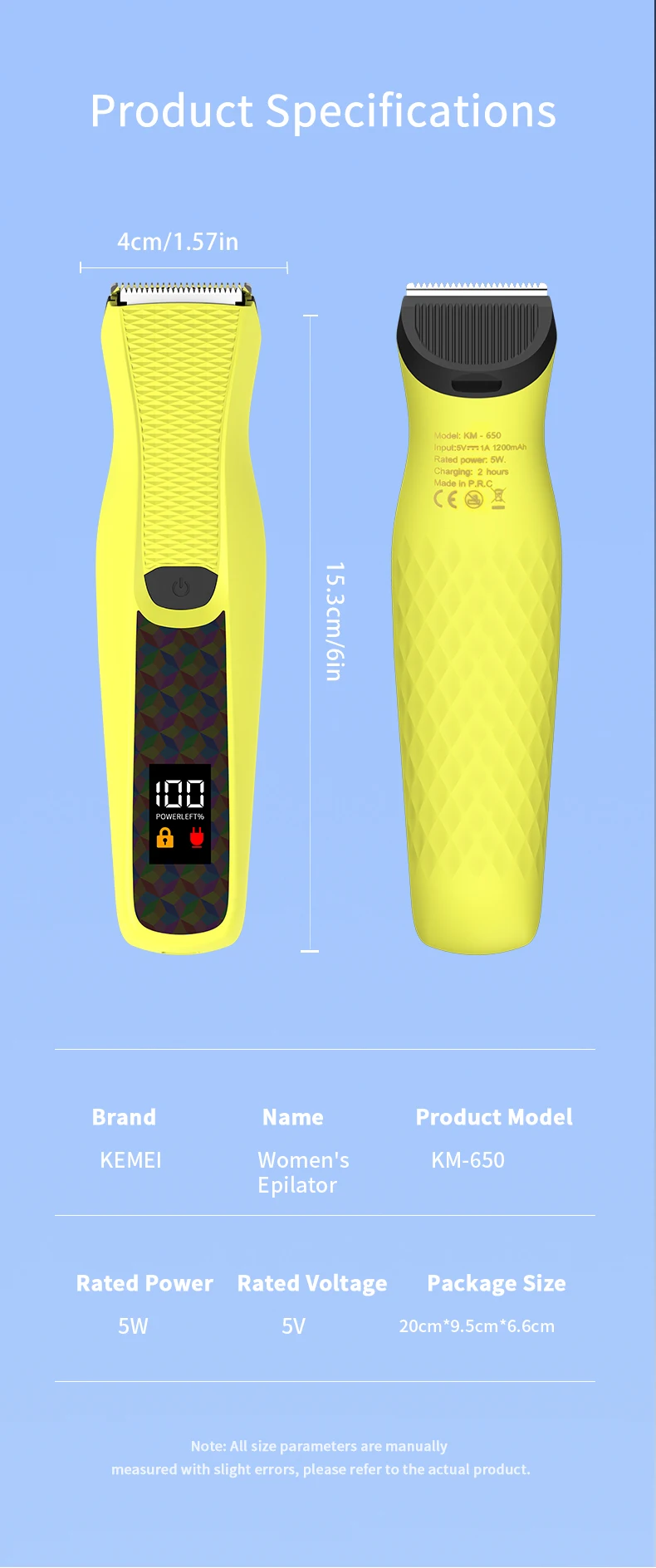 Specifications