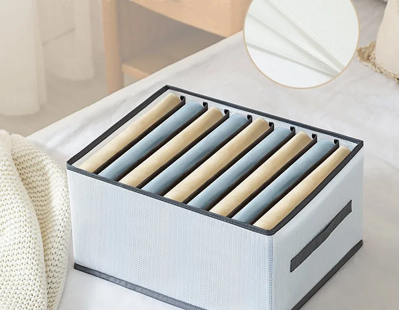 Wardrobe Clothes Organizer Jeans Organizer Closet Drawers Organizers and Storage Bins for Bedroom Clothing