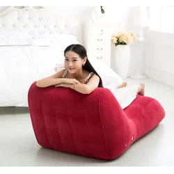 Increase the longer a beanbag s-shaped flocking inflatable chair of sofa bed lazy sofa
