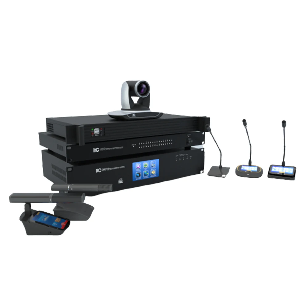 ITC Audio and Video Conference Device  Equipment With Speaker Camera Tracking and Ultra