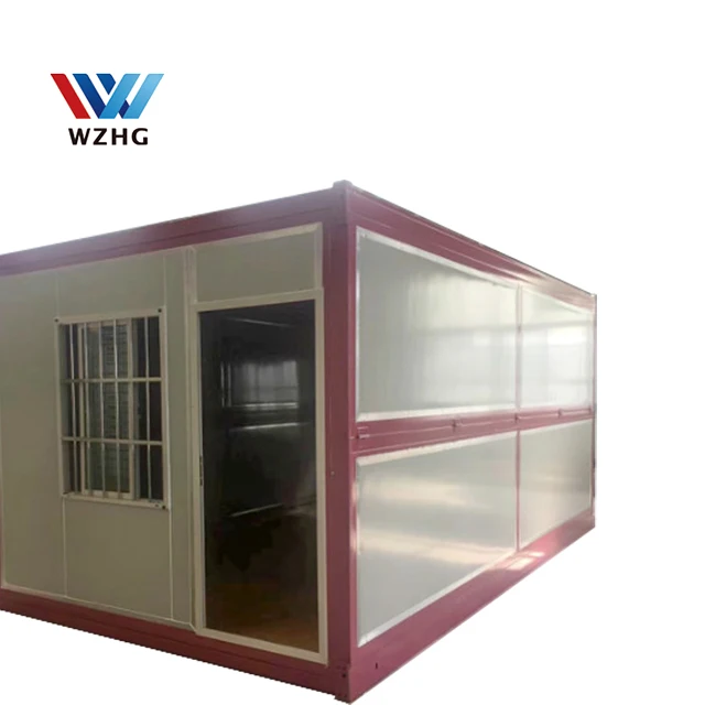 China Australia Prefab Module Luxury Container Homes Foldable 20ft Folding Container House Office for Labor Living