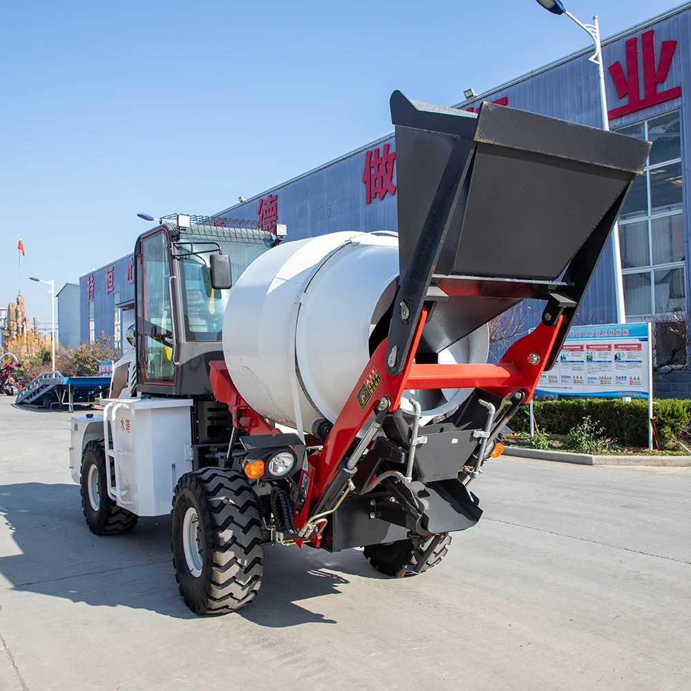 3.5m3 Customized Self Loading  Concrete Mixer Truck Mini Mobile Concrete Mixer Truck