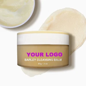 Soothing Cleansing Balm with Barley Extract & Hyaluronic Acid for Calming & Moisture Retention Gentle Daily Cleanser