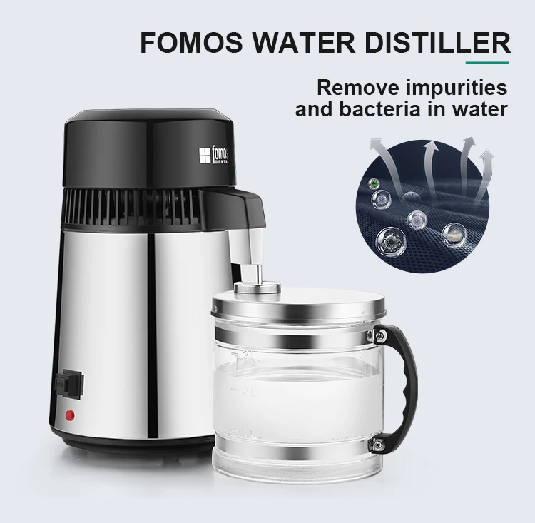 Stainless Steel 750w 4l Water Distiller Water Purifier Water For ...