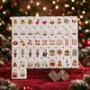 Red Christmas Mahjong Set