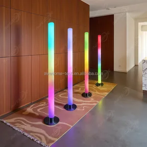 Remote Controlled Smart Decor Light Plastic RGB Color Changing Lighting Led Rainbow Tube Light