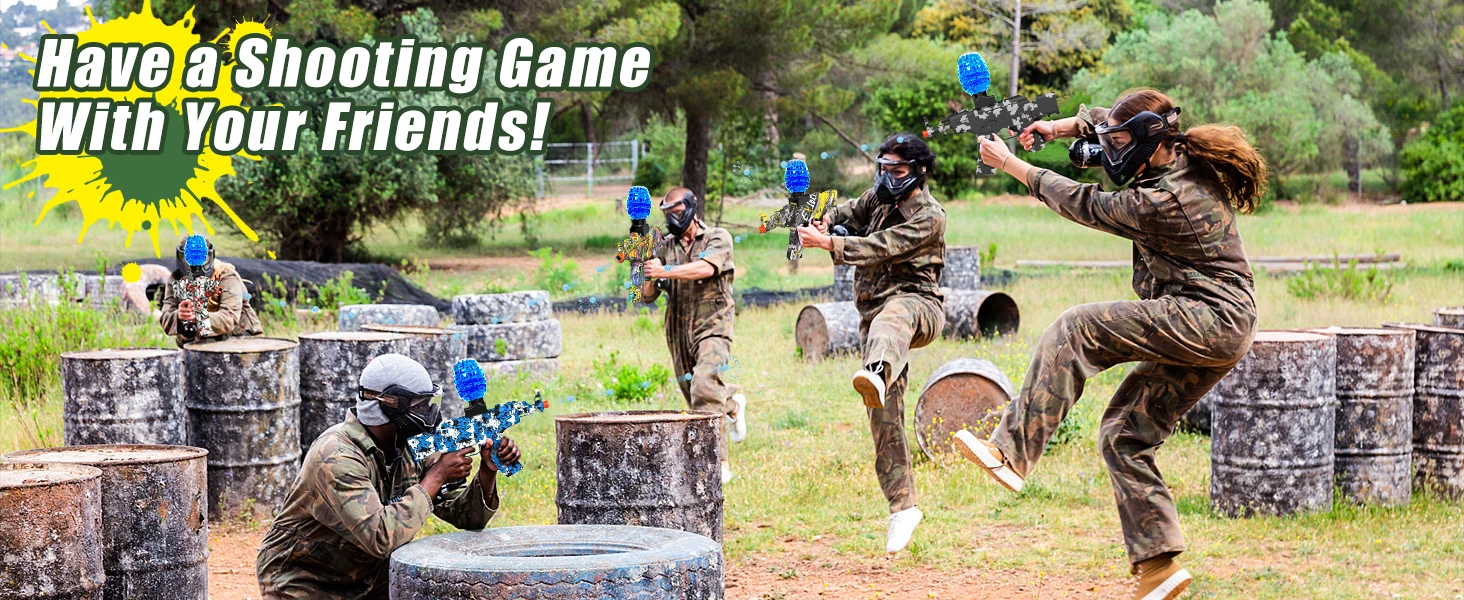 Hydrogel paint pistol gel soft bullet water splatter ball m416 ak47 orbeez gel blaster toy gun