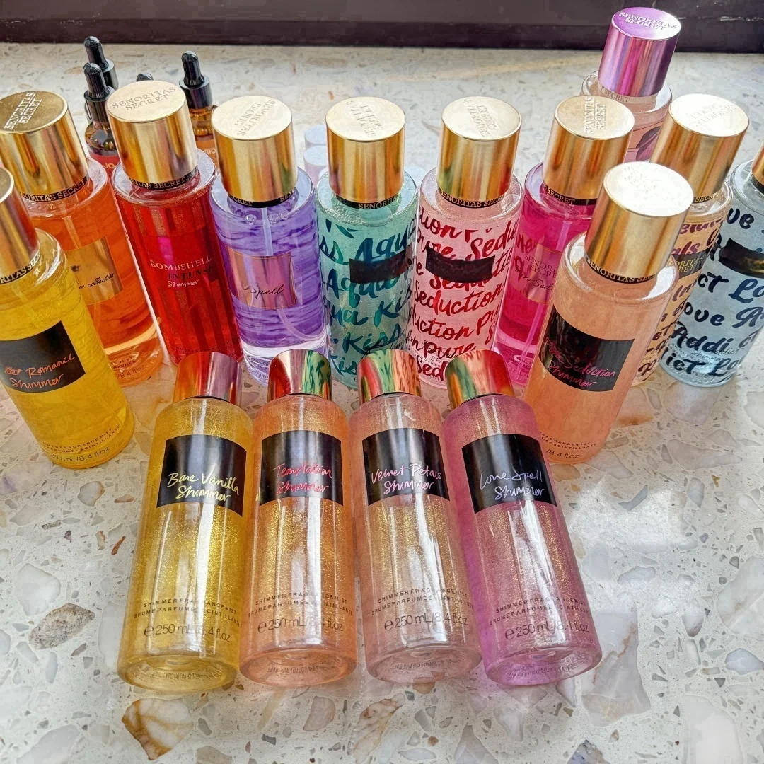 Wholesale 250ML Victorla Perfume Body Glitter Fragrance Spray Long Lasting S-ecret Perfume Fast Shipping Women's Perfume