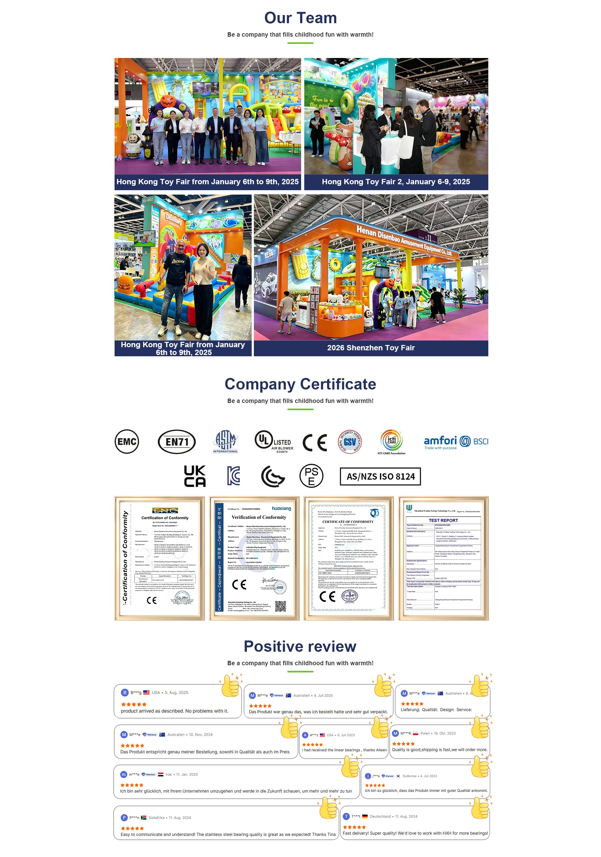 Bride Pool Inflatable Company Overview - Henan Disenbao Amusement Equipment Co., Ltd.