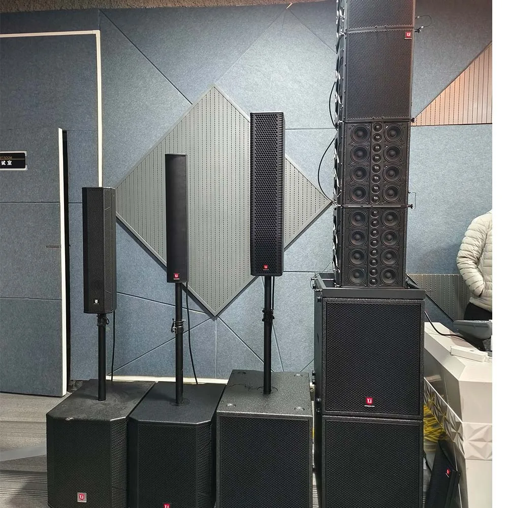 Single 15 Inch Active Bass Speaker Professional Column Speakers Subwoofer  Church Concert Sound System