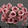 Brown 3-head cream rose