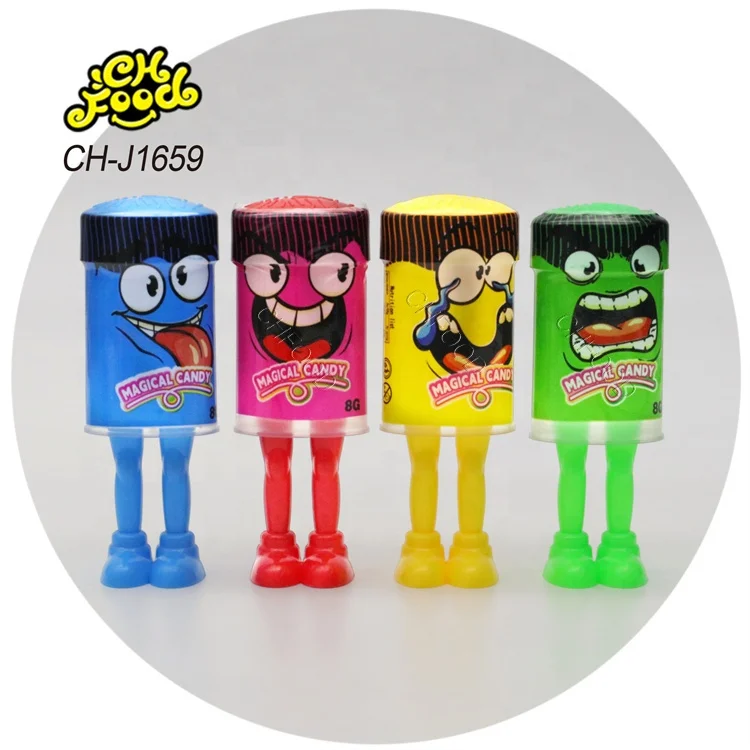 Wholesale and Custom Magical Hair Fruit Jelly Jam Liquid Candy China Candy Supplier OEM Sweet Snack Food Funny Candy Toy for Kid