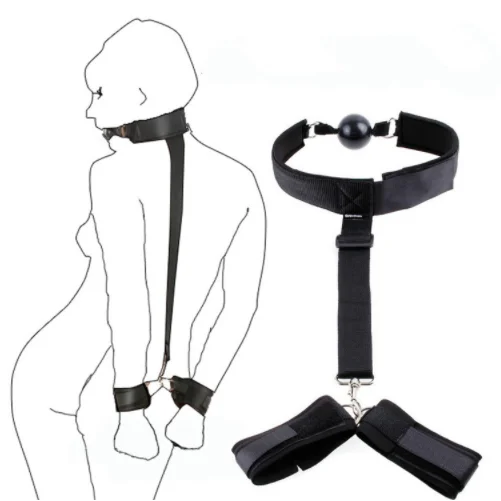 Low Price Wholesale High Quality Bdsm Bondage Sex Toy Handcuff Mouth Gag  Adult Sex Product Japanese BDSM Sex Toys