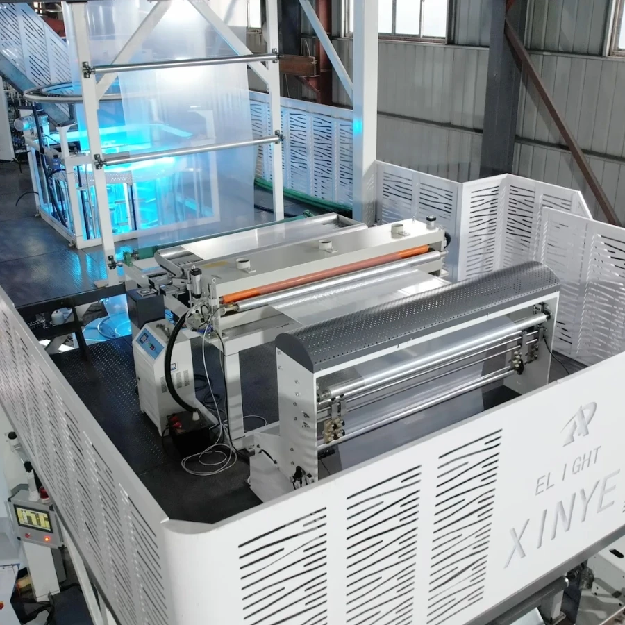 Automatic 3-5 Layer ABA High Speed Biodegradable Hdpe Ldpe Lldpe Pe PP Mulch Plastic Bag Film Blowing Machine Plastic Extruder