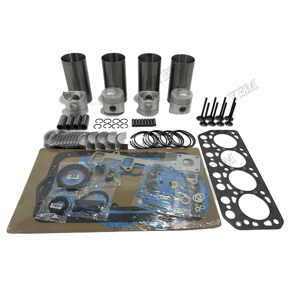 K4F Overhaul Rebuild Kit Replacement for Mitsubishi Engine for Cat WS200 WS210 Loader Replacement Piston MM438914