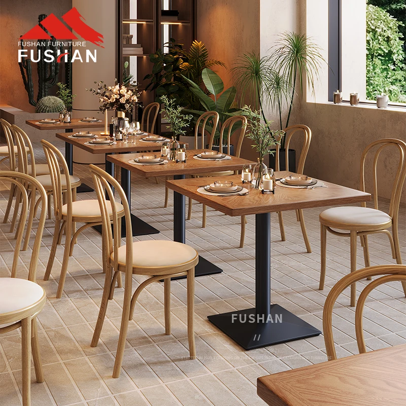 New design vintage bentwood round back cafe chair stackable metal chair for rental wedding event party used silla