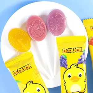 Fruity Flavor Probiotic Lollipop Candy Hard OEM Packaging Snacks for Kids and Mother Baby Channel