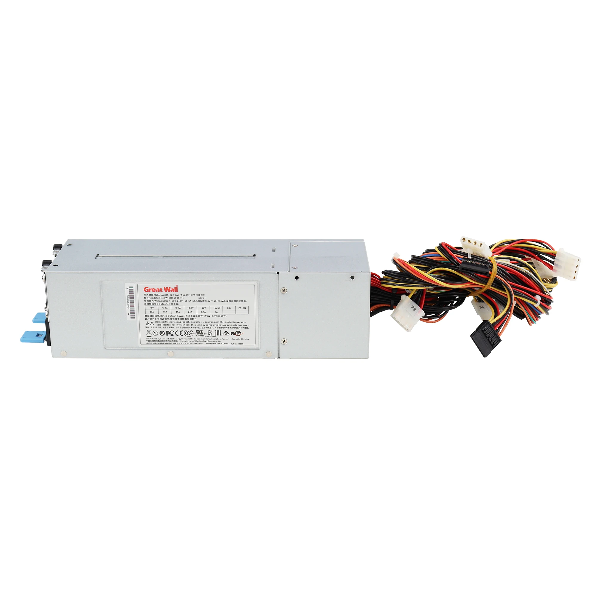 Great Wall CRPS 2U 800W Fonte de alimentação redundante 1 + 1