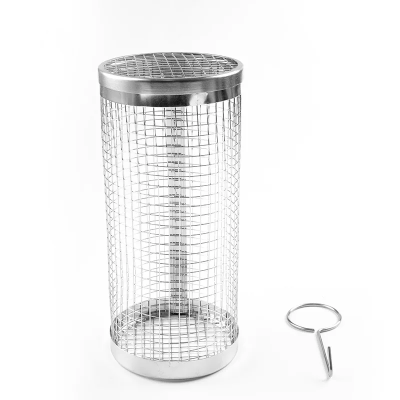 Stainless Steel Outdoor Bbq Grill Cage Barbecue Grill Mesh Basket Buy
