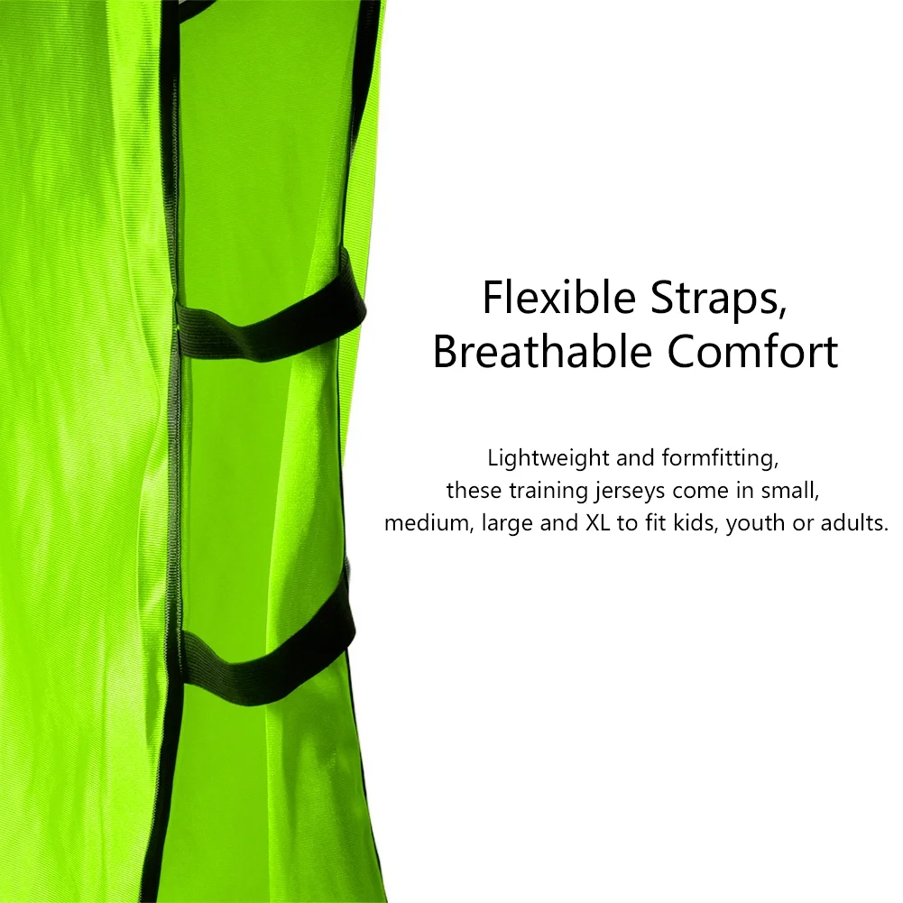 product custom cheap print name reversible sublimation foldable polyester fiber bib soccer training vest-5