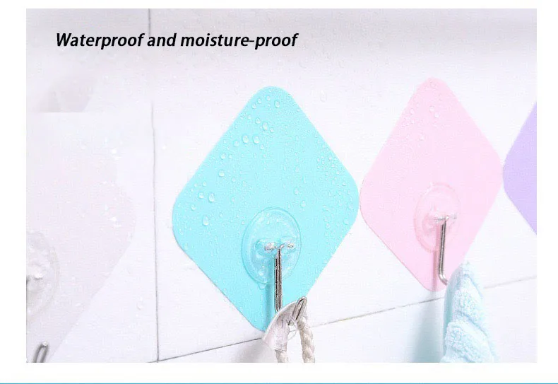 creative new pearlescent color strong traceless viscose packaging magic nail free stick novelty hooks opp pack details