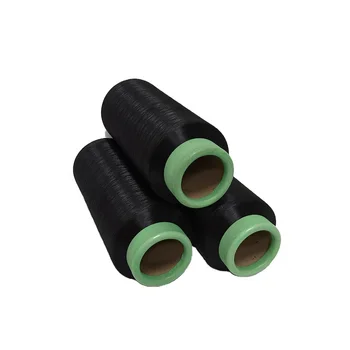 Factory direct sales large in stock nylon 6 black antibacterial copper fiber for knitting 70D/48f