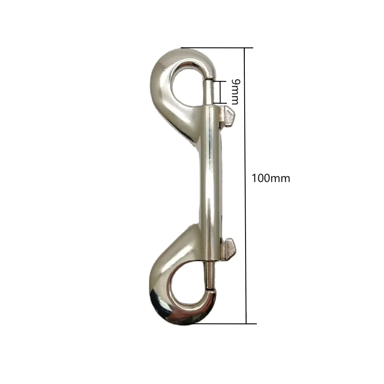 High Quality Zinc Alloy Snap Hook - Double Ended Pet Leash Clip for Dogs, Heavy Duty Dog Equipment