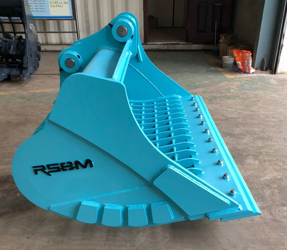 Rsbm Excavator Mud Bucket Profile Excavator Level Back Sorting Bucket ...