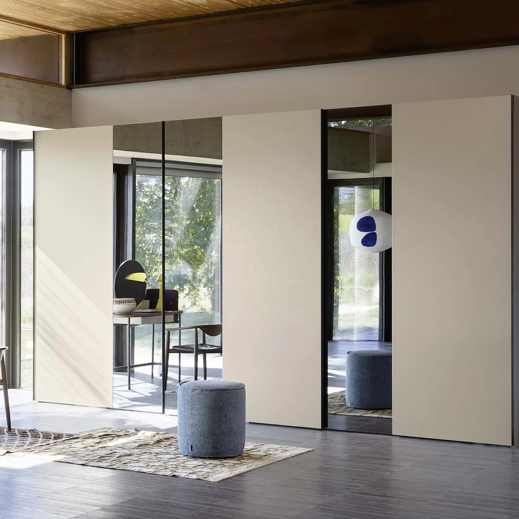l Shape Modern Wooden Wardrobe with Tv Cabinet for Hotel Room Design Sliding Door Wardrobe with Mirror Convertible