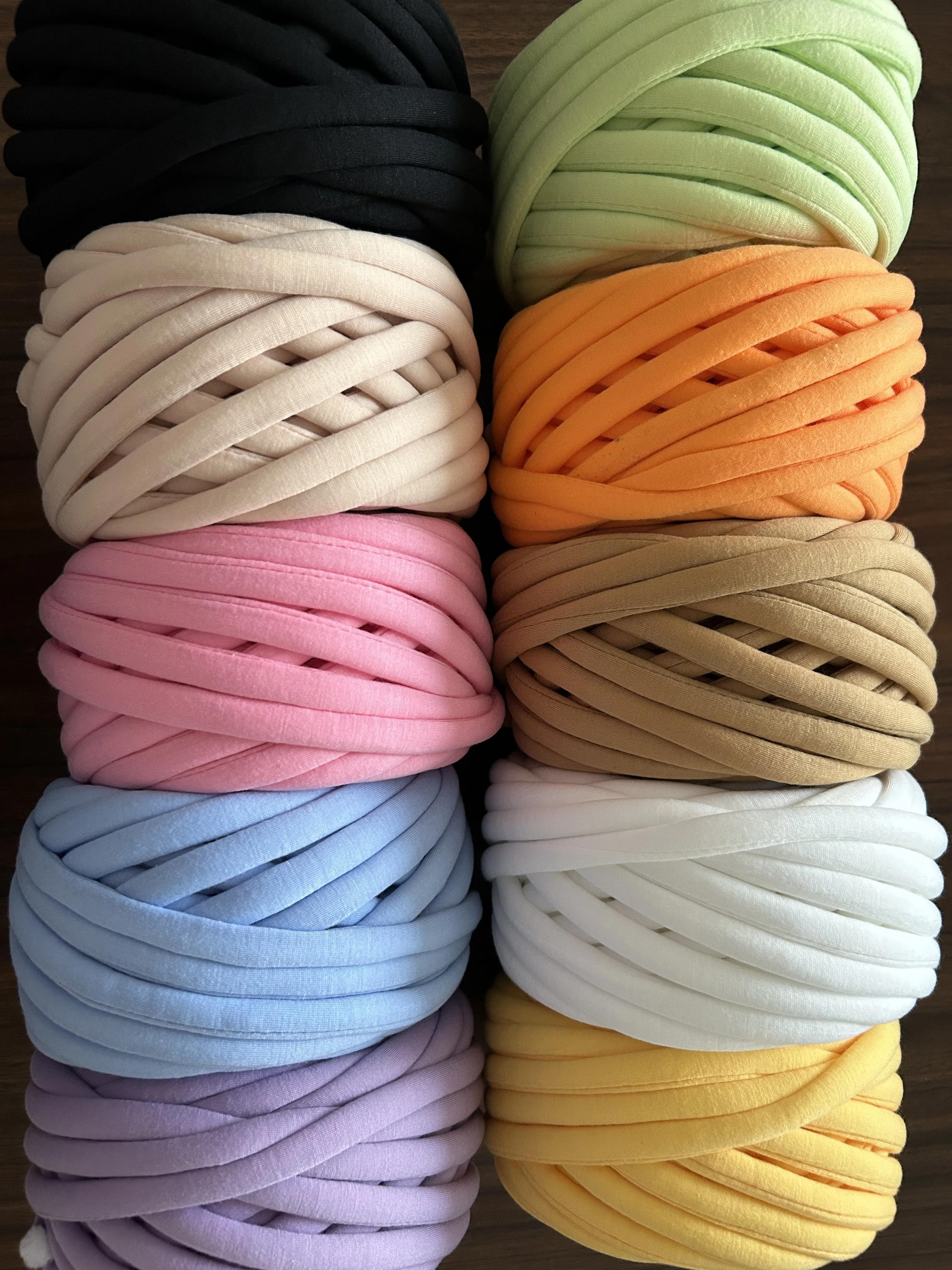 2025 Chunky Blend Cotton Tube Yarn Hand Knitting Super Giant Seamless  Polyester Filling Yarn