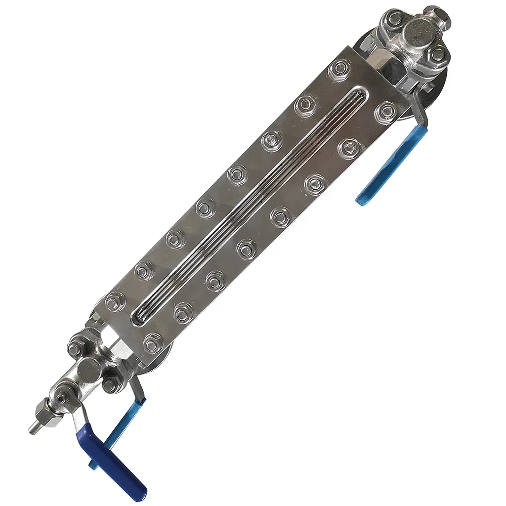 Flange Connected Type Reflection Glass Plate Level Gauge Plate Boiler Water Level Gauges