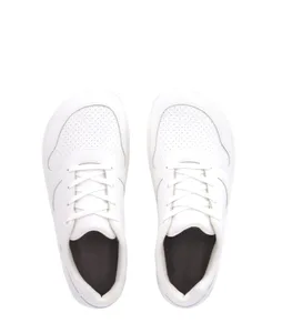 Custom logo zero Drop Wide Toebox Walking Running Barefoot Shoes Canvas Kids JUNIORS Tumbling Jumping Sneakers